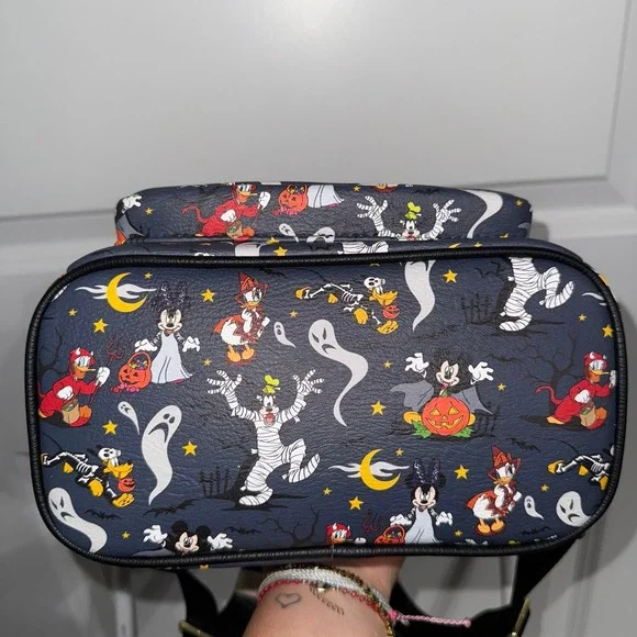 Mickey and Friends Not So Scary AOP Loungefly Backpack - Picture 6 of 6
